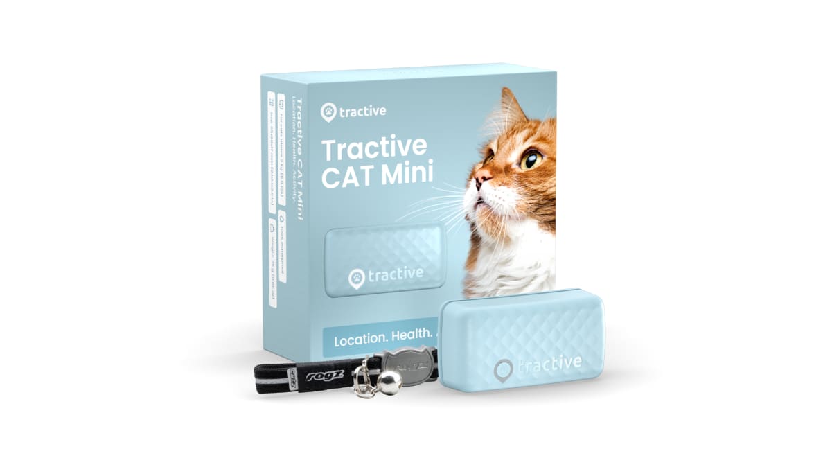 Obraz lokalizatora Tractive CAT Mini — miętowy