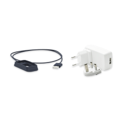 Chargeur et adaptateur bleu foncé