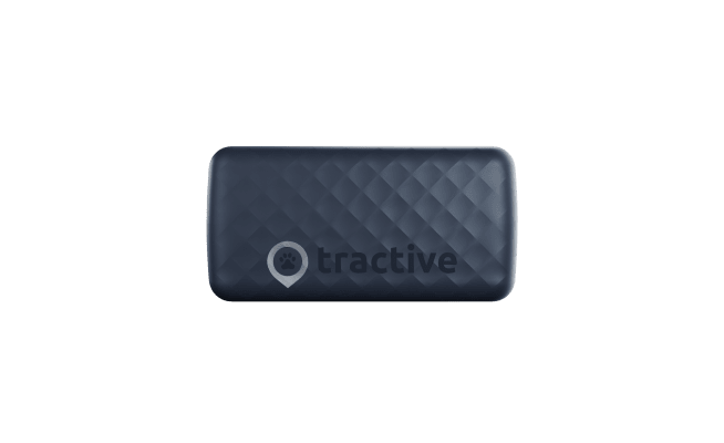 Lokalizator Tractive CAT Mini — widok z przodu