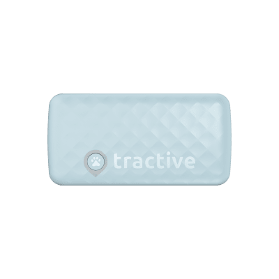 Lokalizator Tractive CAT Mini — widok z przodu