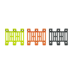 Attaches de différentes couleurs